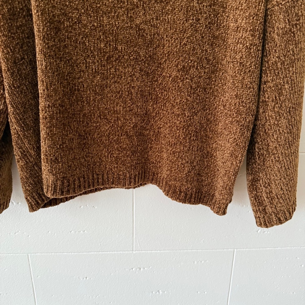 Contemporaine Simons | Chenille Turtleneck Sweater | Cozy Soft Knit | Size Small - Picture 5 of 6